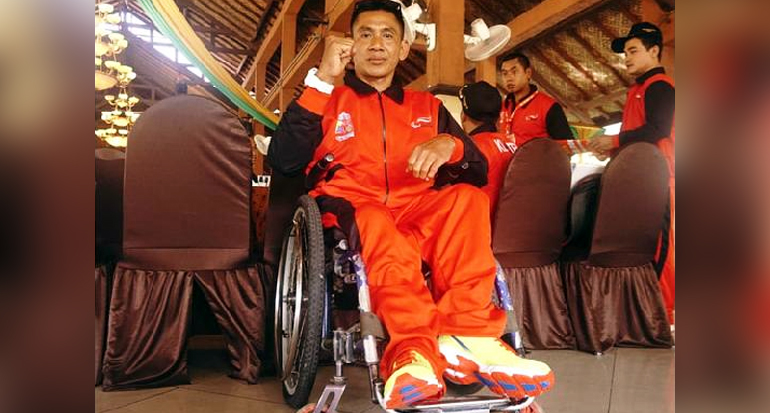 Dari Penjahit Jadi Atlet Balap Kursi Roda