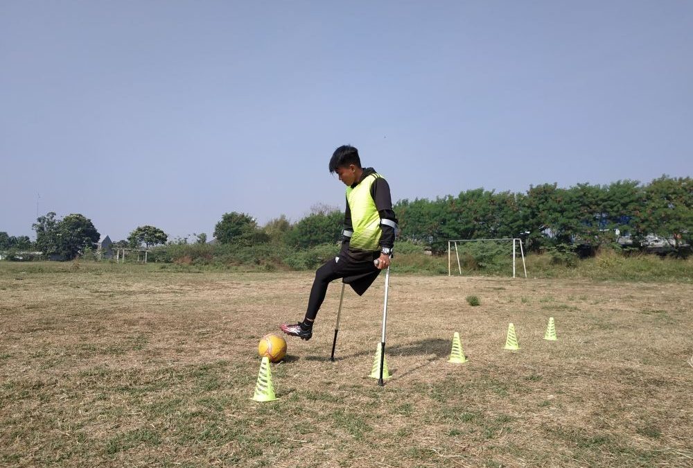 Aditya Tanpa Kaki Siap Bermain di Piala Dunia Amputee