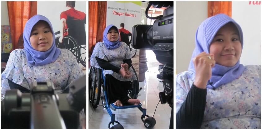 Endang Dengan Keterbatasan Jadi Penyanyi dan Presenter