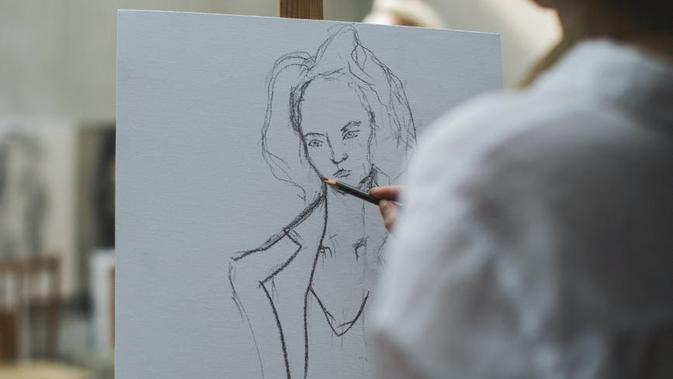 Kwang-ho Kim Walaupun Dalam keadaan Setengah Tubuh Lumpuh Mampu Berkarya Dengan Kuas-Kuas Dan Cat Miliknya