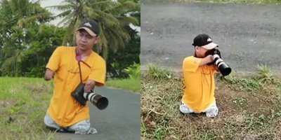 Fotografer Difabel, Dzul Baen