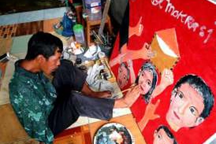 Salim, Melukis Dengan Kaki