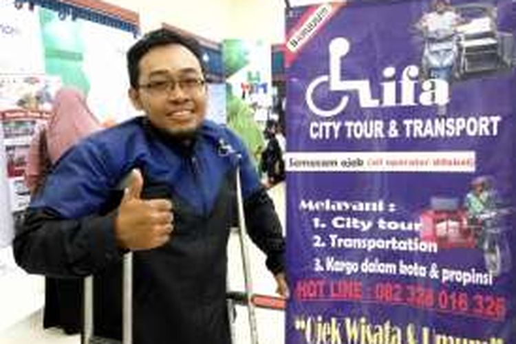 Triyono Bikin Ojek Kaum Difabel