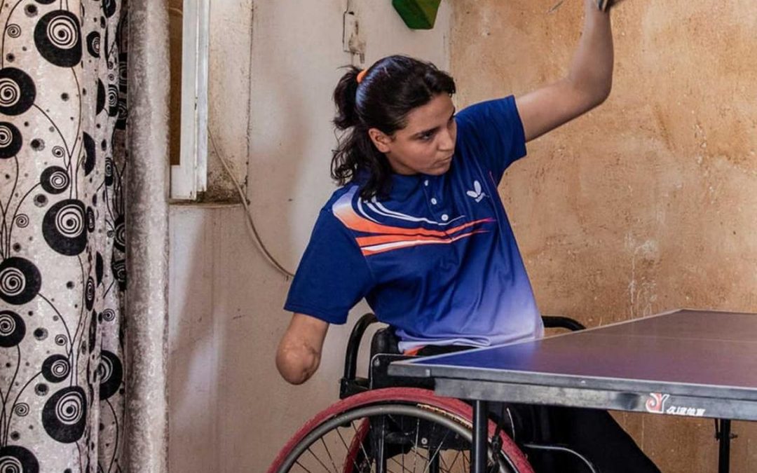 Najla Imad Lafta, Atlet Tenis Meja Disabilitas Bertalenta