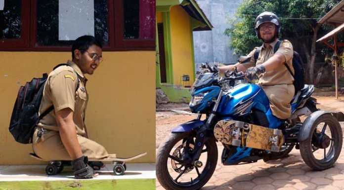 Kisah di Balik Skateboard Guru Difabel yang Viral