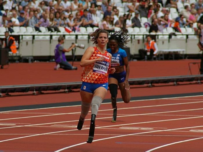 Marlou, Atlet Lari Tanpa Kaki Pemegang Rekor Dunia