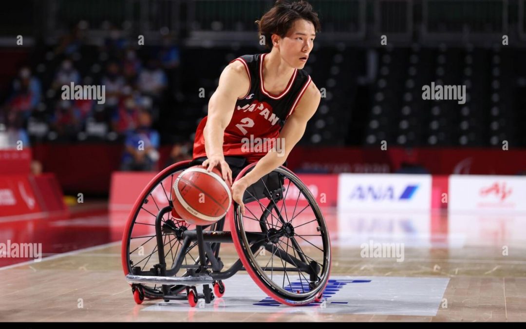 Renshi Chokai, Atlet Basket Kursi Roda dengan Prostetik