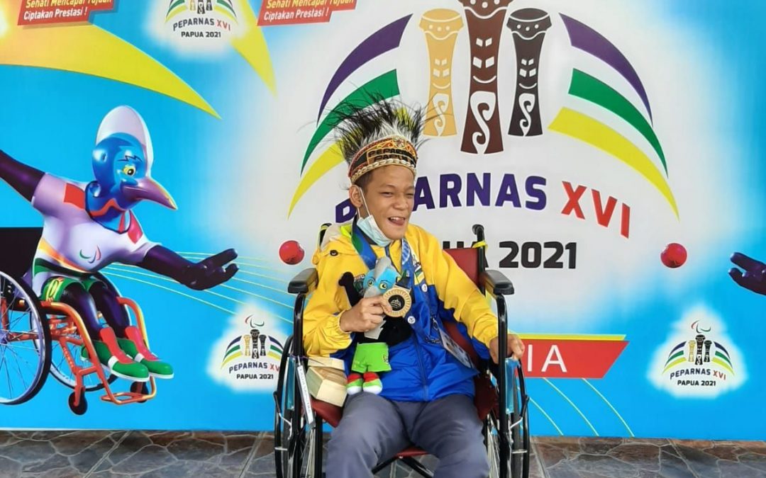 Difabel Asal Kota Cilegon Sabet Medali Emas