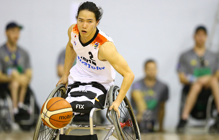Renshi Chokai tak mempuyai kaki tak menyerah untuk menjadi atlet para basket