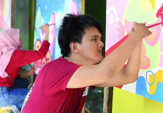 Pelukis Tanpa Jari-Jemari dari Banyuwangi