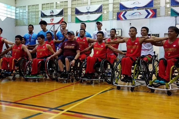 Atlet Difabel  Perkenalkan  Basket Kursi Roda Di Indonesia