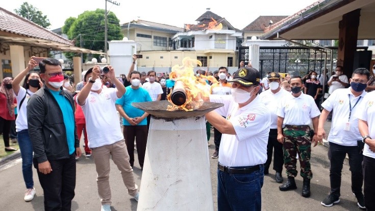 Difabel asal Magelang Mengikuti Pesonas