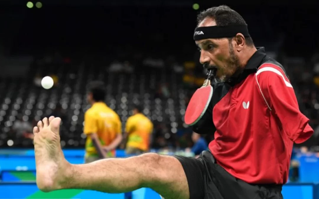 Ibrahim Hamato, Pemain Tenis Meja Tanpa Lengan