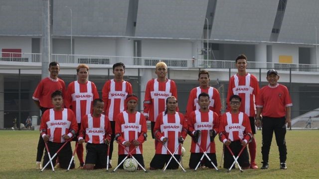 Mirisnya timnas Sepak Bola Amputasi Indonesia yang Di lepas Sunyi dan Pulang membawa Prestasi yaitu Lolos Piala Dunia