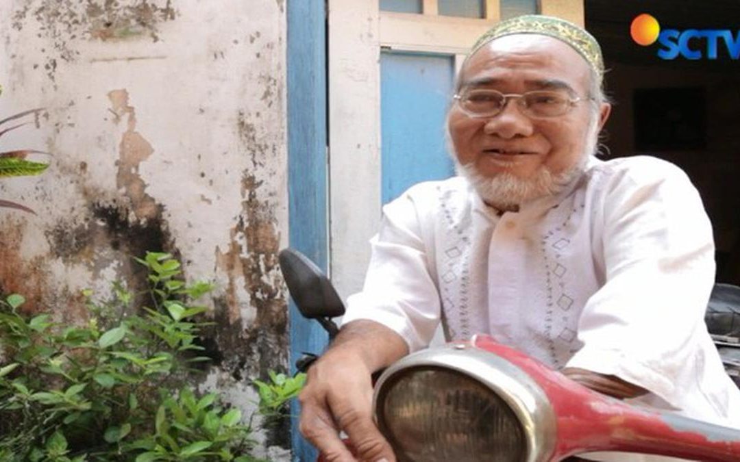 Kakek Abi Slamet difabel yang memiliki kecintaan pada skuter