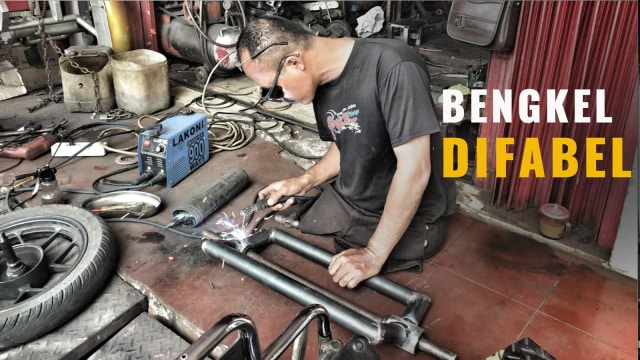 Catur Bambang, Difabel Pemilik Bengkel