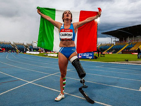 Martina Coironi, Difabel Atlet Paralimpiade