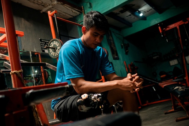 Kegigihan Pesepak Bola Difabel