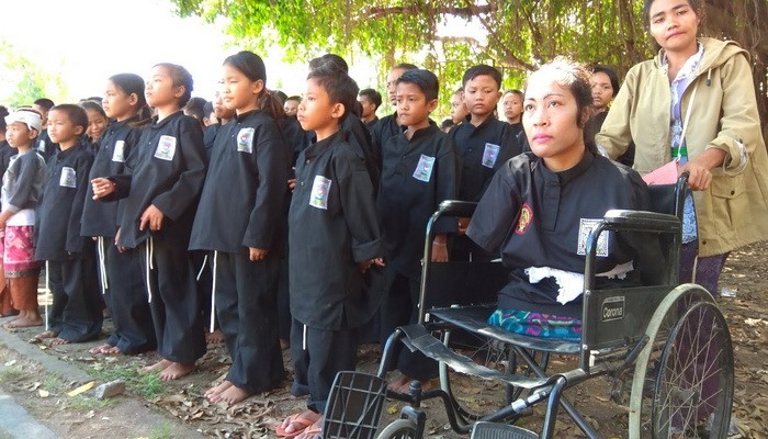 Pesilat Difabel Turut Bergabung dalam PSHT di Nusa Penida