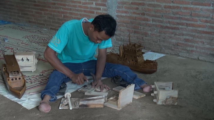 Pelaku Difabel Di Jawa tengah Ikut Meramaikan Pameran Di Rimba Graha