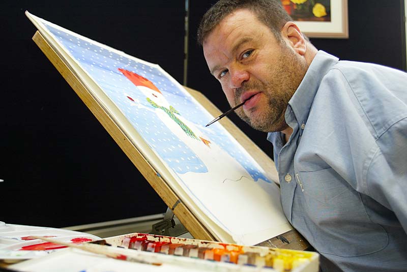 Bertemu dengan Tom Yendell, Pelukis Tanpa Lengan yang Berprestasi