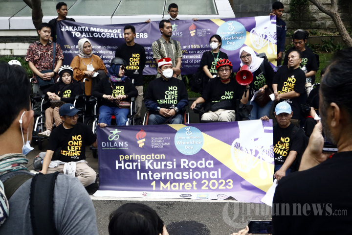 Komunitas Difabel Peringati Hari Kursi Roda Internasional 2023