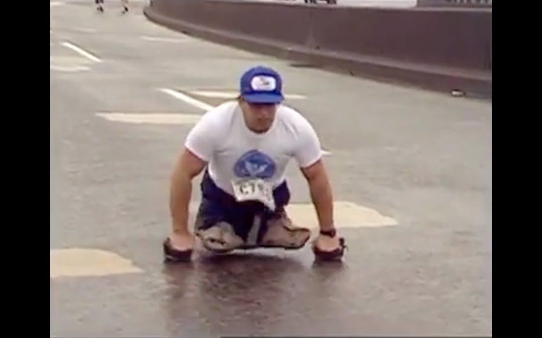 Kisah Menginspirasi Bob Wieland, Mantan Prajurit Vietnam Tuna Daksa Dua Kaki Di Atas Yang Berjalan Menyeberangi Amerika Dengan Tangannya