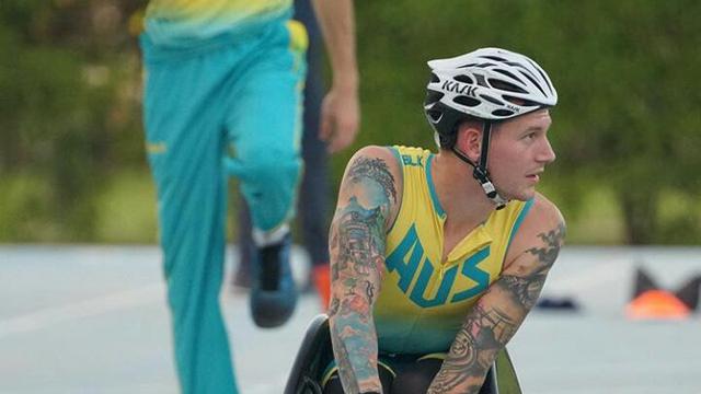 Rheed McCracken atlet maraton dengan kursi roda