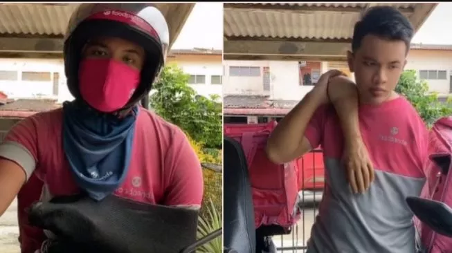 Ojol Ini Beli Tangan Palsu untuk Tutupi Cacat Fisiknya