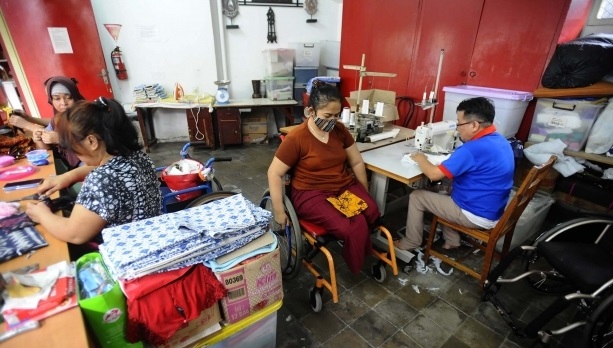 Aktivitas Penyandang Difabel di Wisma Cheshire Jakarta