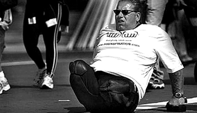 Bob Willen menyelesaikan lomba marathon tanpa kaki