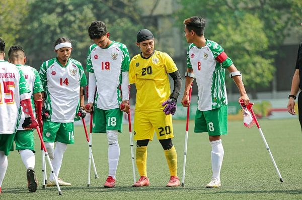 Kisah Junaidi Abdillah Kiper Timnas Amputasi Indonesia