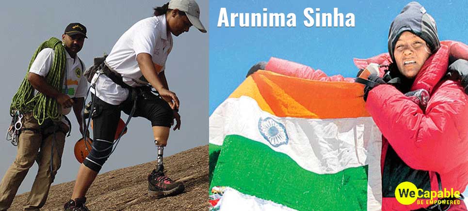 Arunima Sinha Dia adalah olahragawan India dan pendaki gunung.