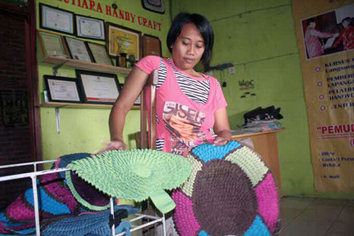 Irma Suyanti, Pengusaha Kain Perca