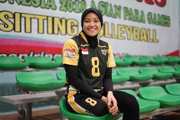 Nina Gusmita Seorang Atlet Voli Duduk Sekaligus Atlet Cabang Olahraga Kursi Roda