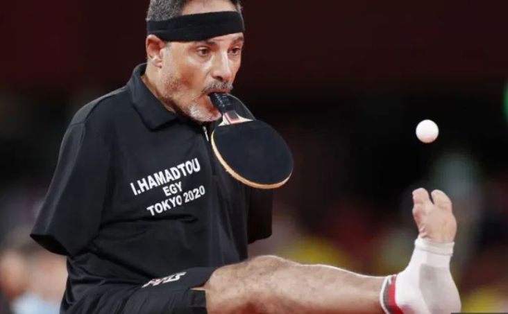 Ibrahim Hamadtou Atlet Pingpong