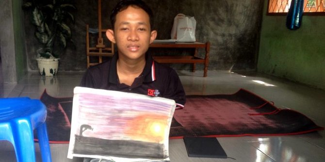 Melukis dengan Mulut, Bangkit dari Depresi Kehilangan Tangan dan Kaki