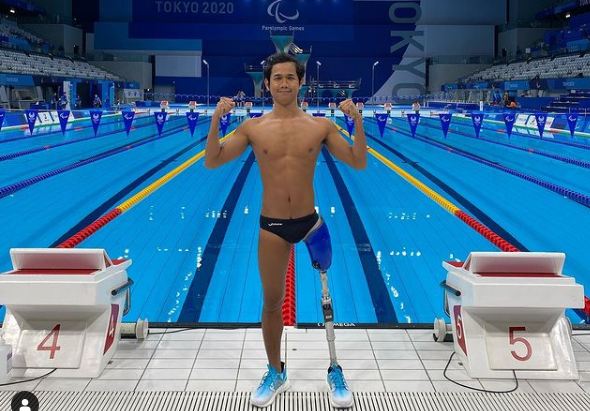 Jendi Pangabean Atlet Renang