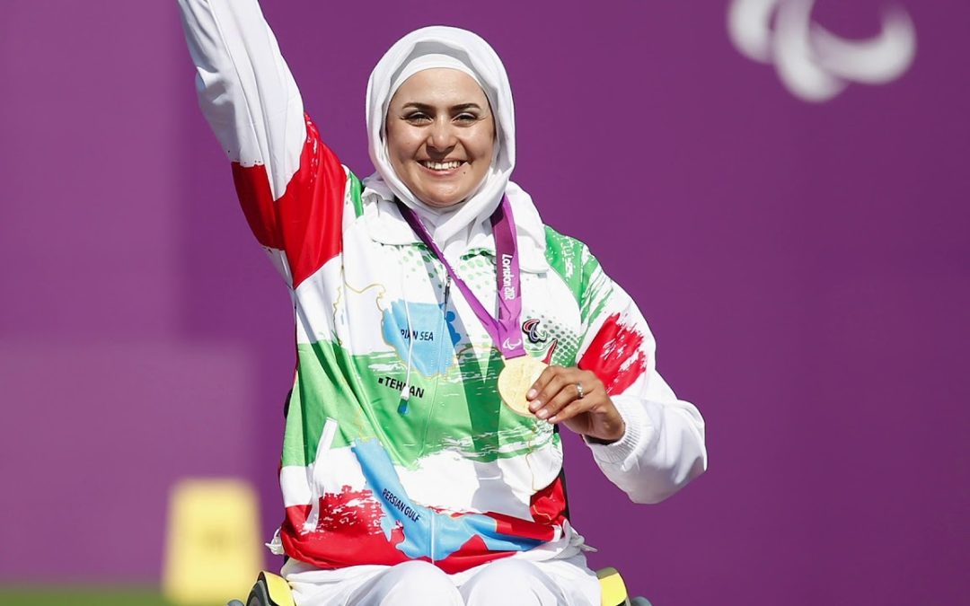 Zahra Nematit, seorang atlet disabilitas yang berprestasi asal iran