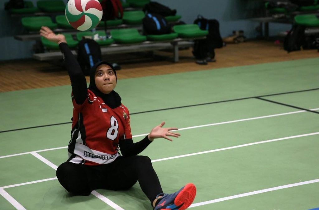 Atlet disabilitas voli duduk Nina Gusmita