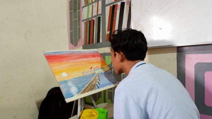 Pelukis Disabilitas Punya Mimpi Ingin Buka Coffeshop
