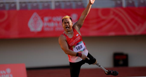 Sutarno Atlit Tolak Peluru Asal Kabupaten Bekasi