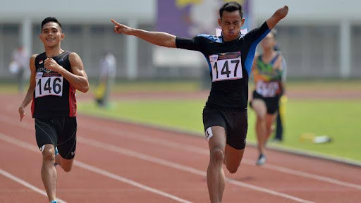 Rizal Bagus Saktyono Raih Kemenangan di Final Lari 200 Meter