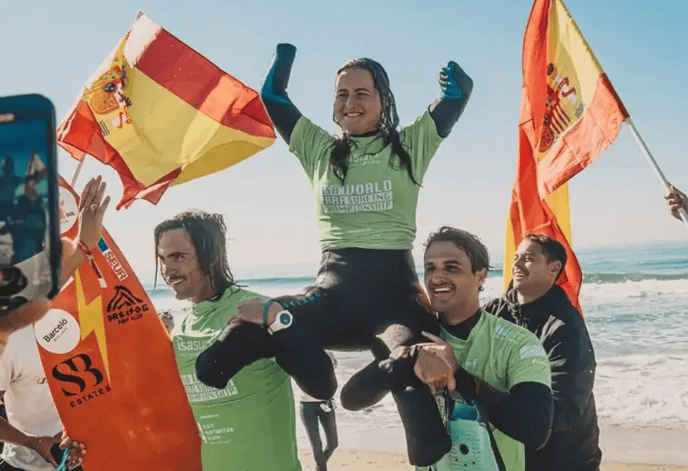 Sarah Almagro Sang Juara Dunia Parasurfing