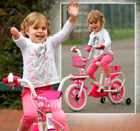 Sepeda Khusus Buatan Mahasiswa Membantu Sophie Bersepeda