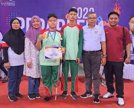 Atlet Disabilitas Soppeng Raih Medali Emas Tolak Peluru