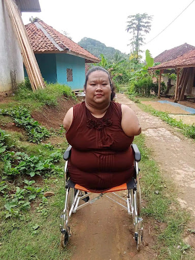 Teh Tuntun 30 tahun seorang Difabel