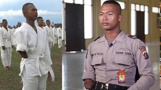 Pemuda Disabilitas Lolos Jadi Bintara Polri, Sempat Minder