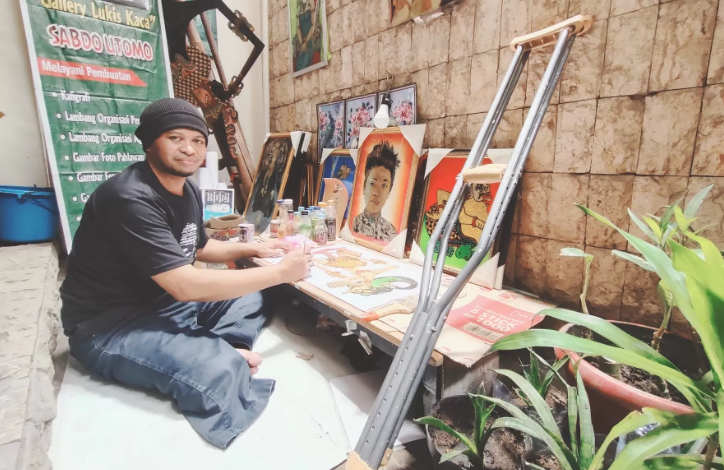 Narto Sabdo Utomo: Bangkit Lewat Lukisan Kaca