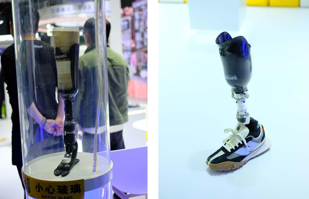 Power Knee lutut prostetik pintar dari Össur dipamerkan di China International Import Expo